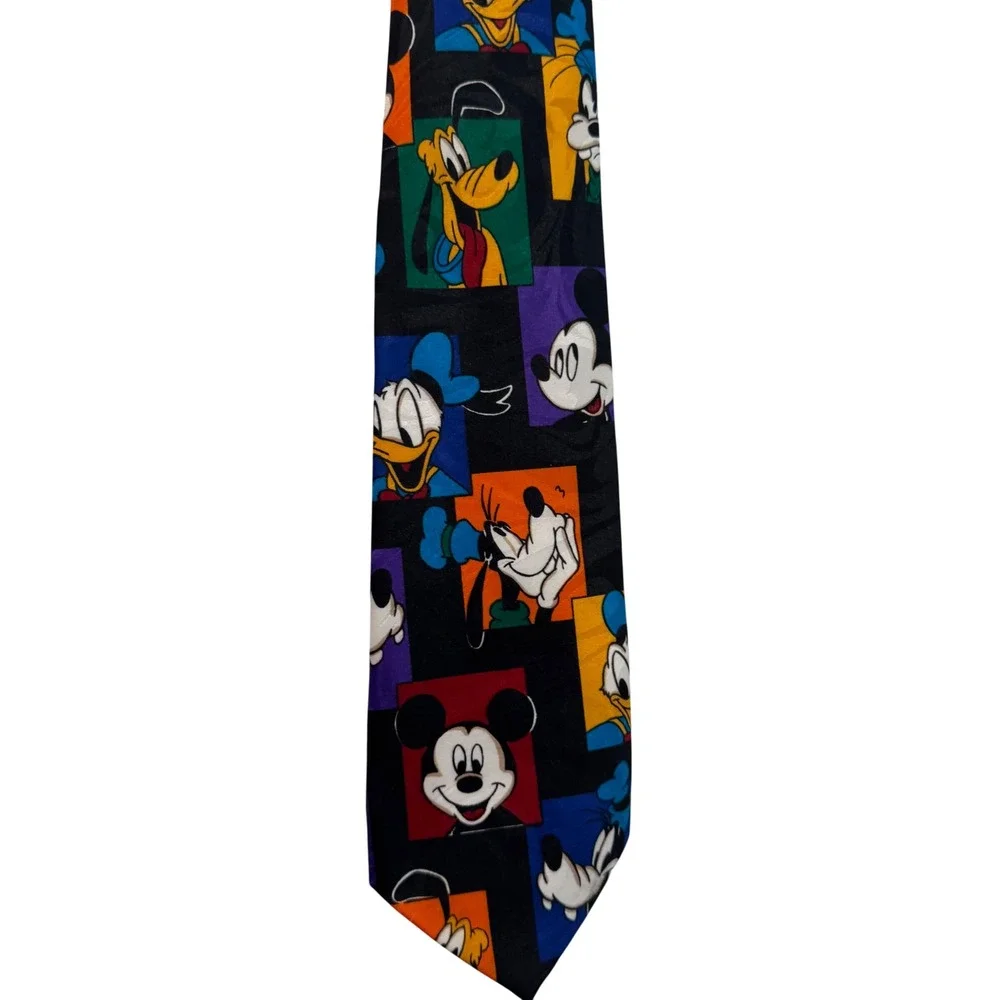 Balancine Inc. Disney Necktie Mickey‎ Mouse Donald Duck Goofy